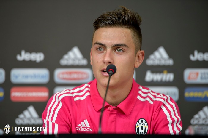 Juventus, conferenza stampa di presentazione per Paulo Dybala